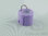 Flüssigkeitsspender Mini (violett)